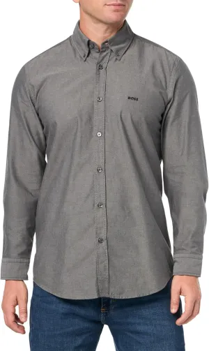 BOSS Men's Rickert Long Sleeve Oxford Shirt
