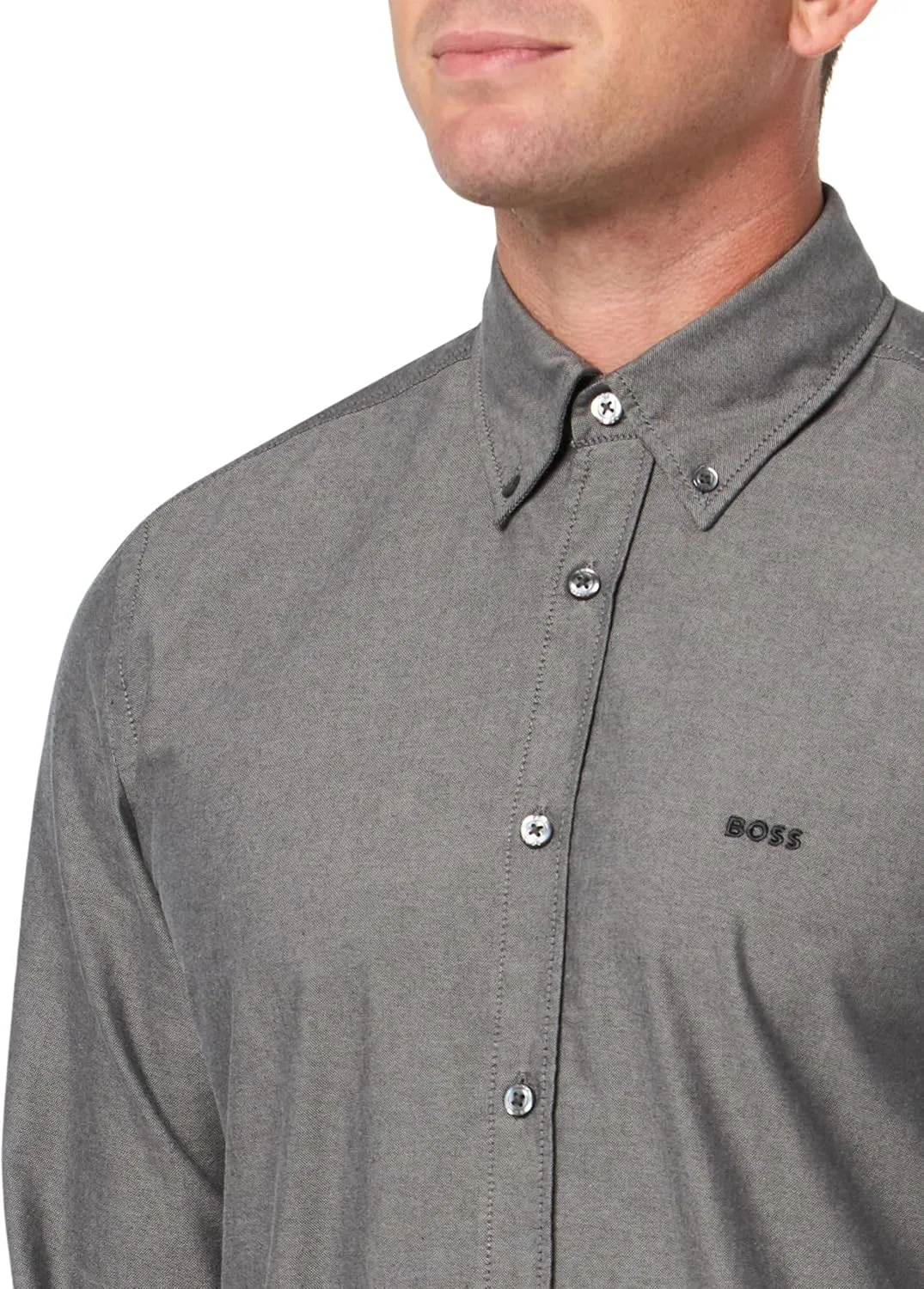 BOSS Men's Rickert Long Sleeve Oxford Shirt