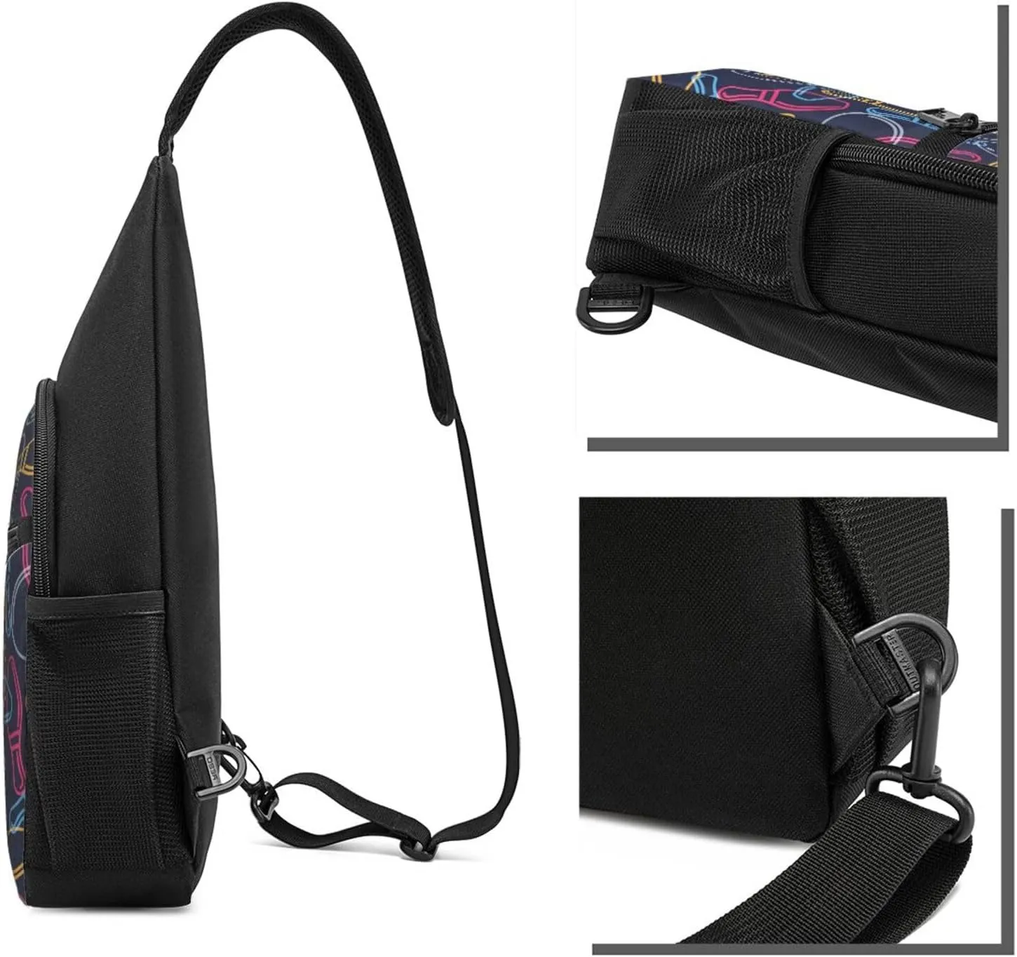 Bowling Sign Adjustable Fanny Pack Waist Bag For Travel Sports