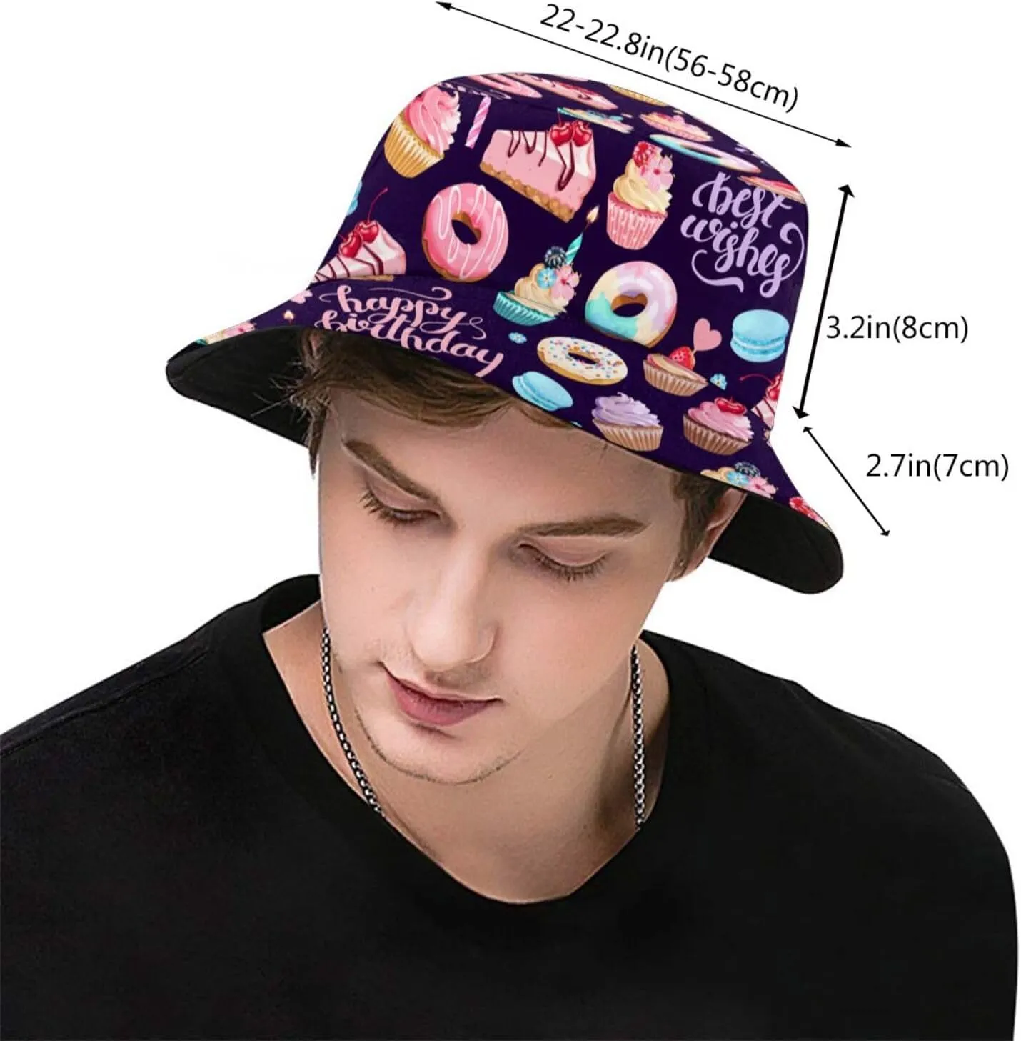 Bucket Hat Packable Breathable Sun Hats for Women Men Teens Unisex Summer Travel Beach Fisherman Cap