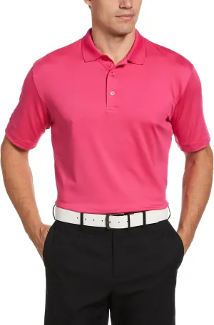 Callaway Men's Solid Opti-dri Short Sleeve Golf Polo Shirt with Stretch Fabric, Sun Protection, Extended (Sizes Small-4xl)