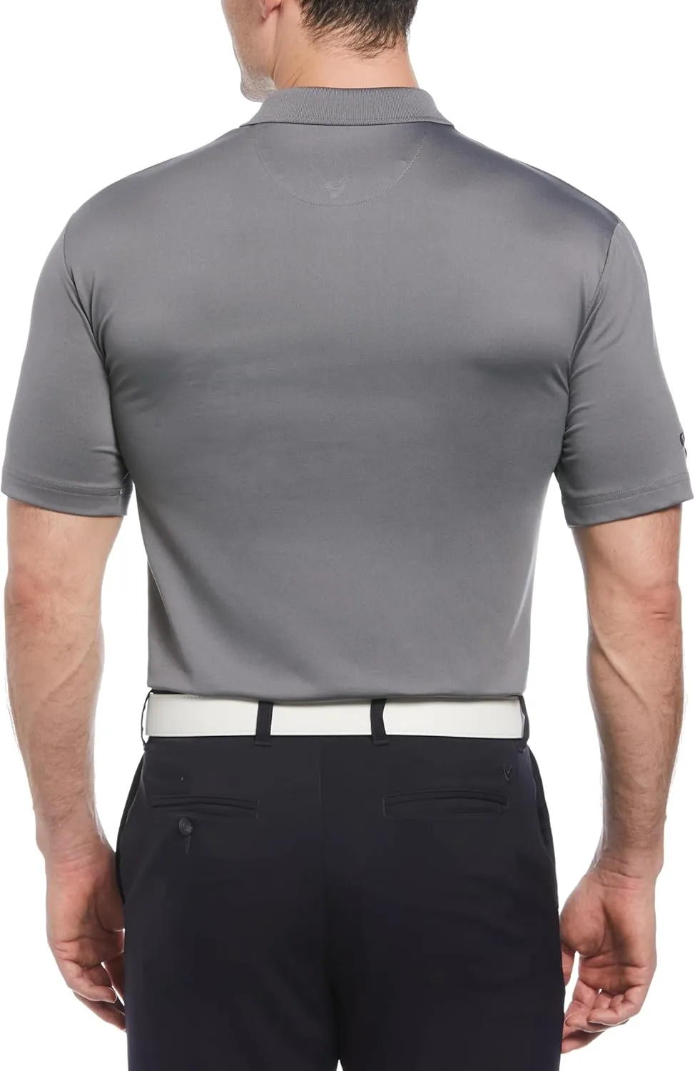 Callaway Men's Solid Opti-dri Short Sleeve Golf Polo Shirt with Stretch Fabric, Sun Protection, Extended (Sizes Small-4xl)