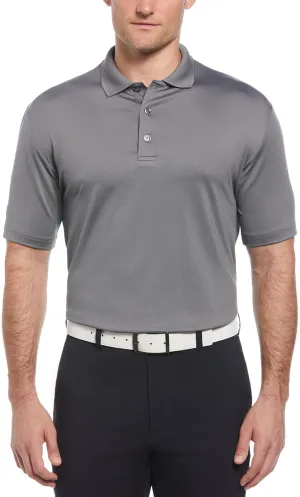 Callaway Men's Solid Opti-dri Short Sleeve Golf Polo Shirt with Stretch Fabric, Sun Protection, Extended (Sizes Small-4xl)