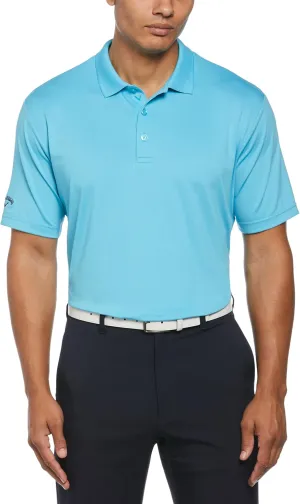 Callaway Men's Solid Opti-dri Short Sleeve Golf Polo Shirt with Stretch Fabric, Sun Protection, Extended (Sizes Small-4xl)