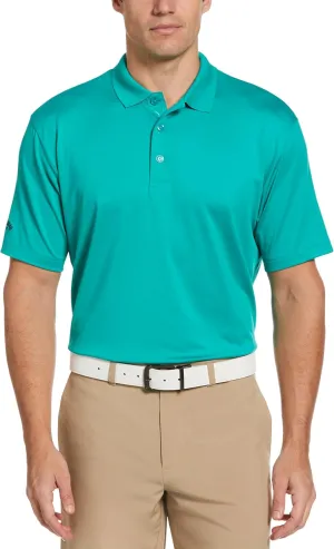 Callaway Men's Solid Opti-dri Short Sleeve Golf Polo Shirt with Stretch Fabric, Sun Protection, Extended (Sizes Small-4xl)