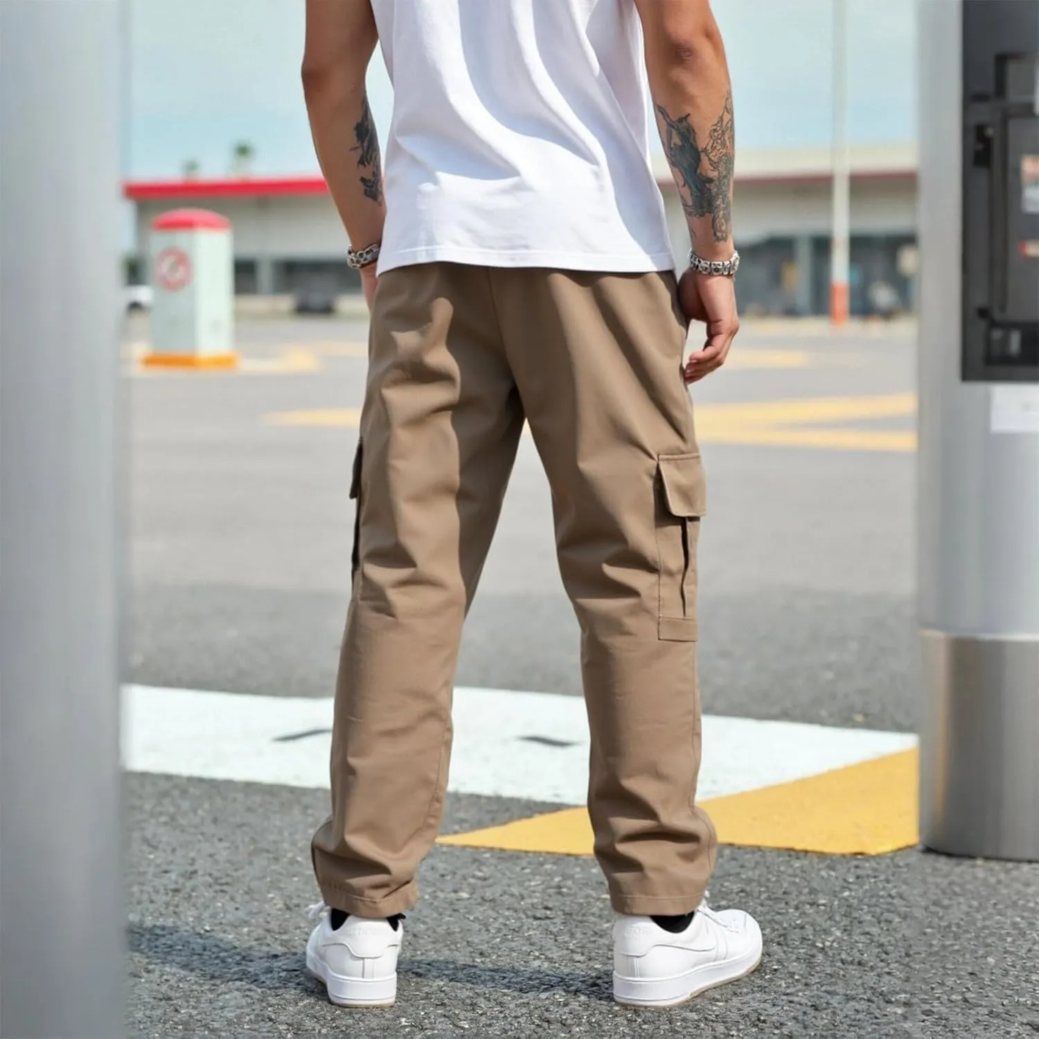 Cargo Pants for Men Climbing Hunting Running Tactical Pant Windproof Quick-Dry Regular Outdoor Resistant Work Pants