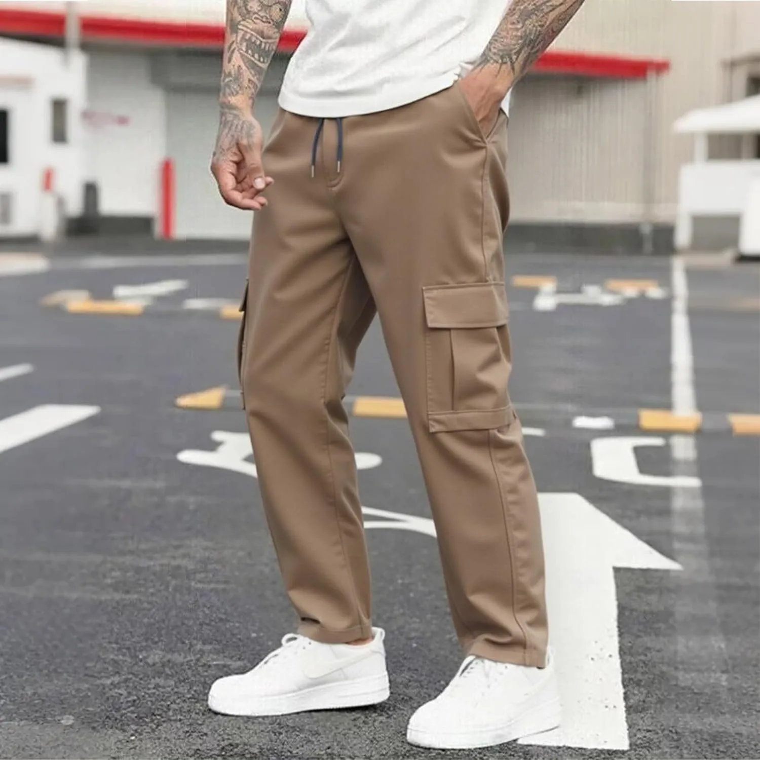 Cargo Pants for Men Climbing Hunting Running Tactical Pant Windproof Quick-Dry Regular Outdoor Resistant Work Pants
