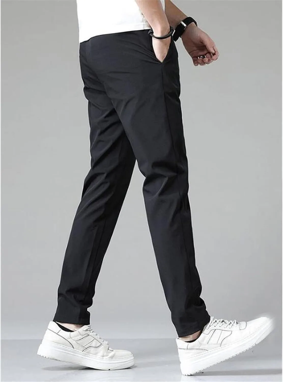 Cargo Pants for Men Relaxed Fit Casual Joggers Hiking Pant Pockets Slim Straight Leg Workout Sweatpants Streetwear