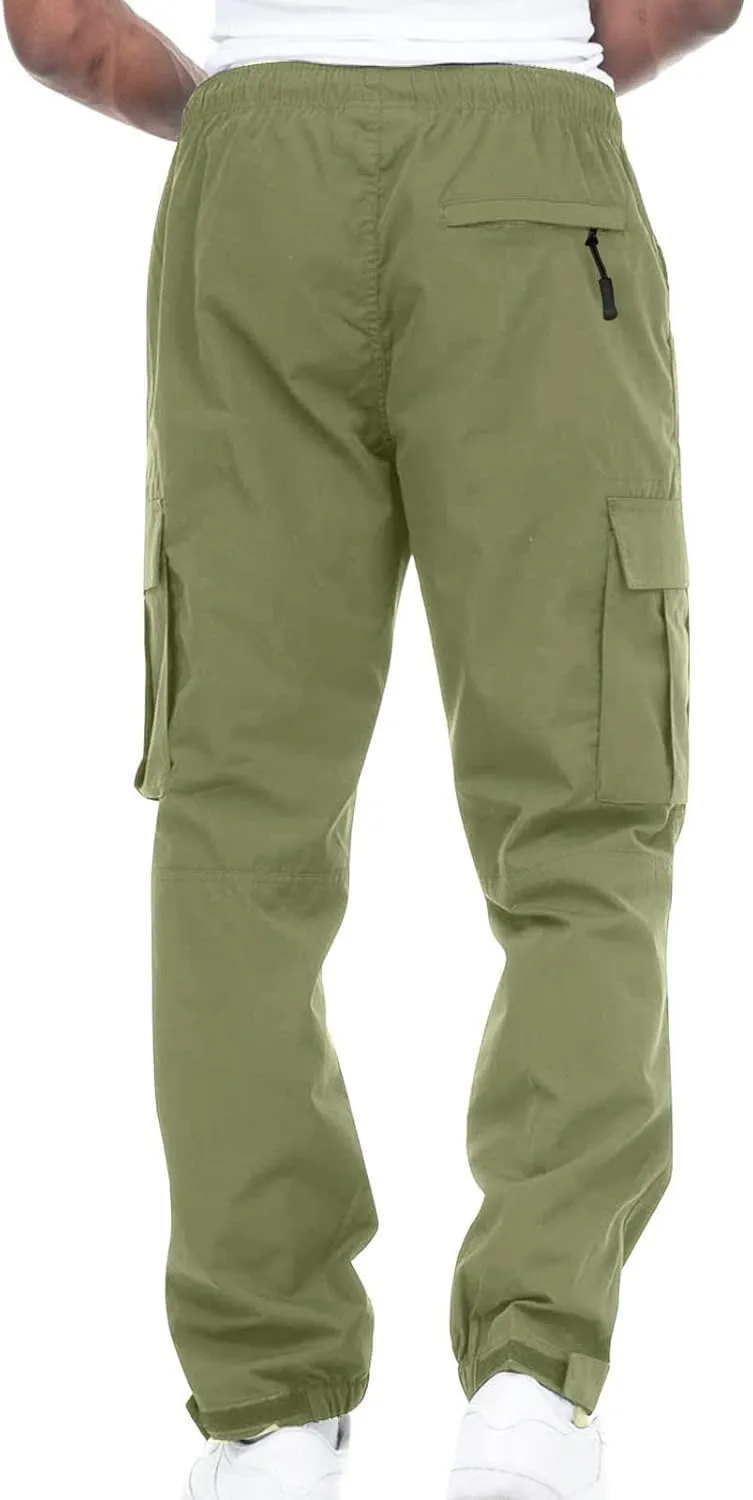 Cargo Sweatpants for Men Big and Tall Bottom Cargo Pants for Men Casual Mens Cargo Pants Mens Hiking Pants Cargo Work