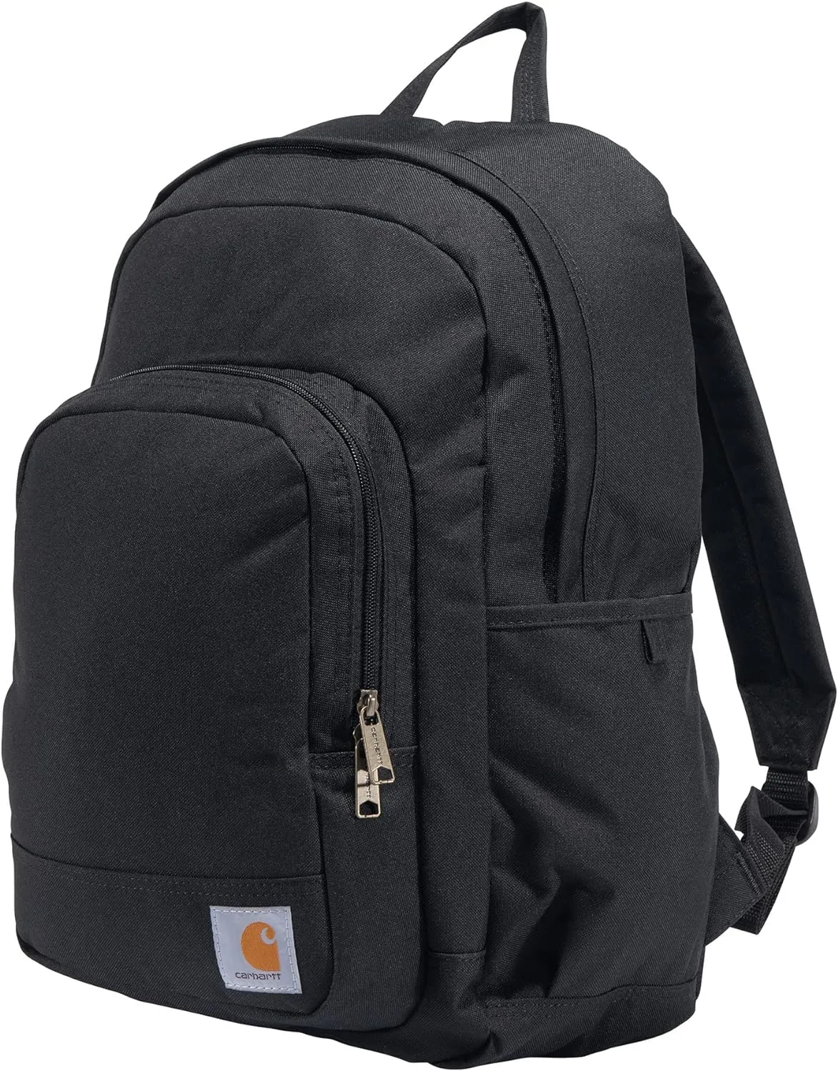 Carhartt 25L Classic Backpack, Durable Water-Resistant Pack with Laptop Sleeve, Black, Contains PFAS