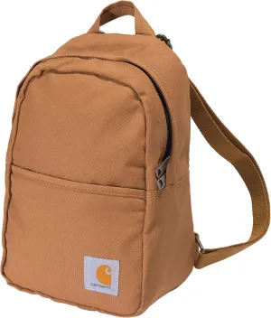 Carhartt Classic Mini, Durable, Water-Resistant Backpack with Adjustable Shoulder Straps, Brown, One Size