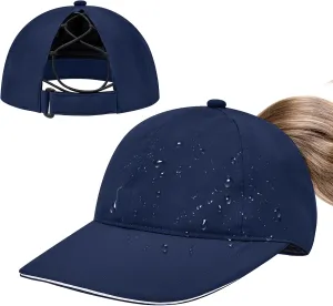 Century Star Waterproof Baseball Cap Ponytail Hat for Women Mens Running Golf Outdoor UV Protection Caps Unisex Sun Hats