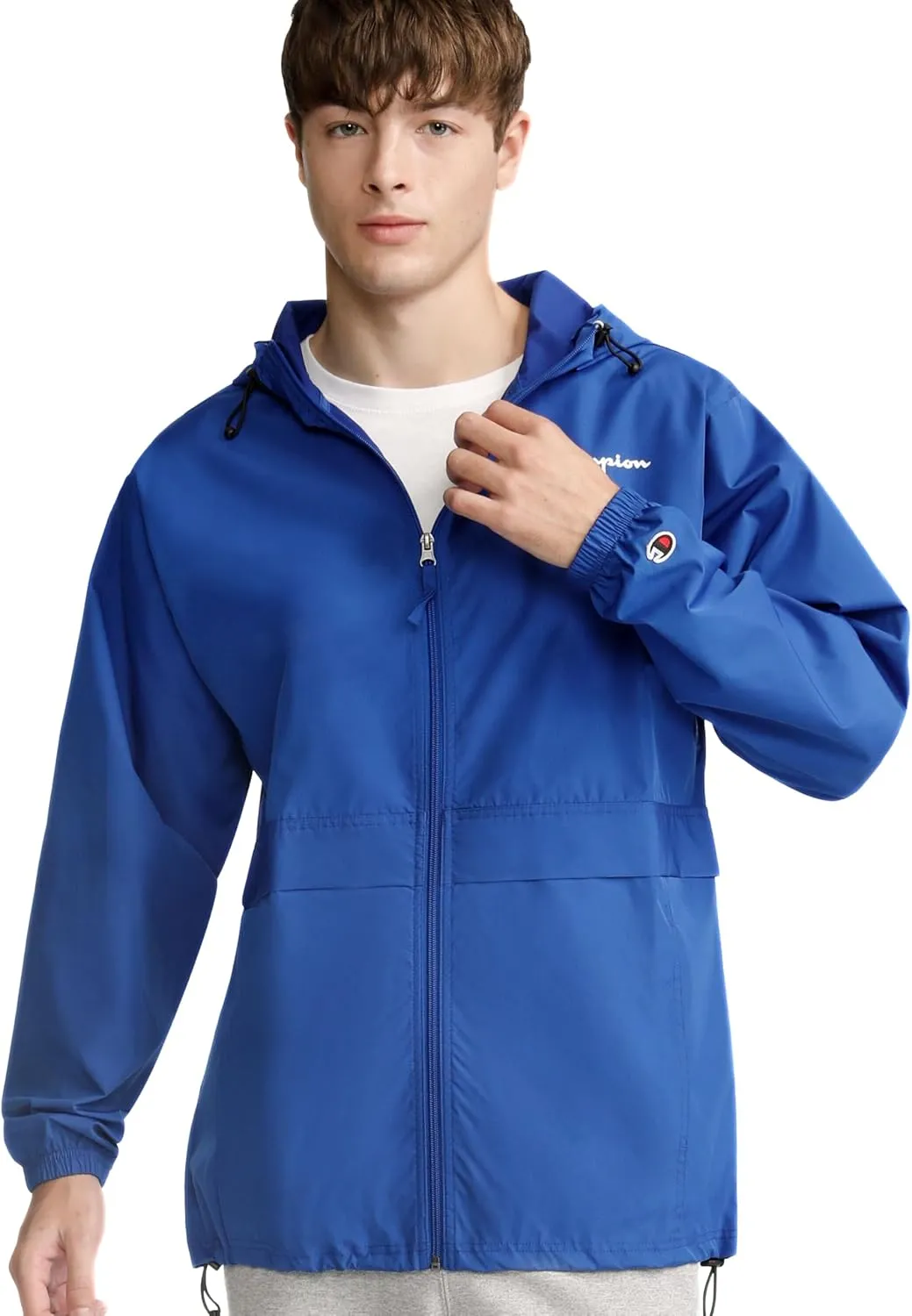 Champion Men's Jacket, Stadium Packable Wind and Water Resistant Jacket (Reg. Or Big & Tall)