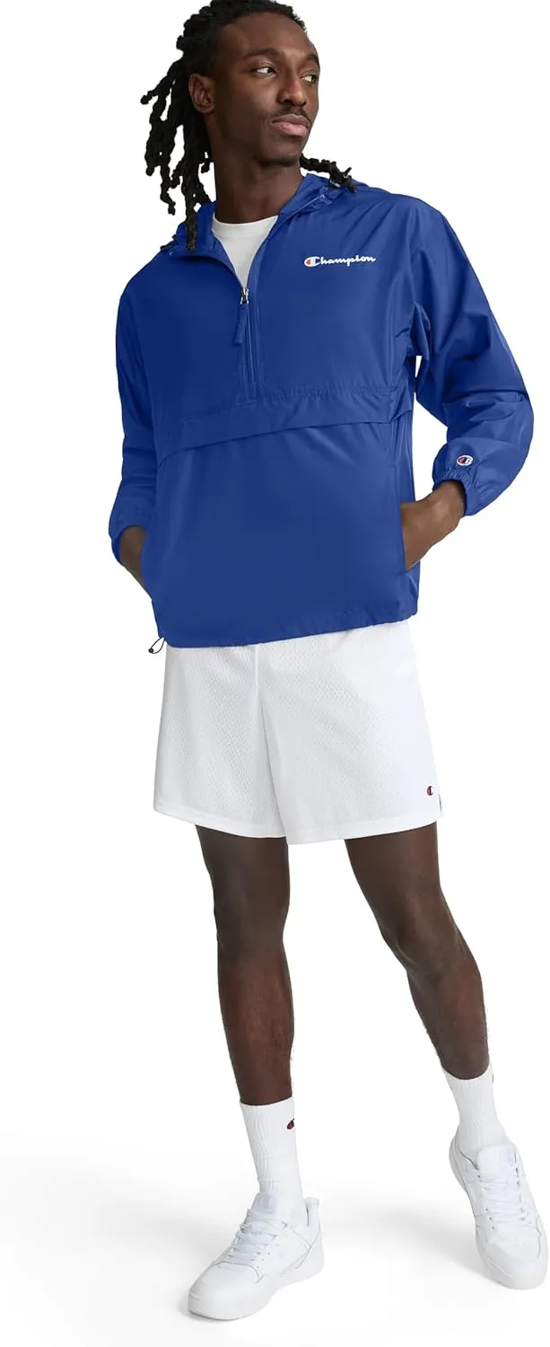 Champion Men's Jacket, Stadium Packable Wind and Water Resistant Jacket (Reg. Or Big & Tall)