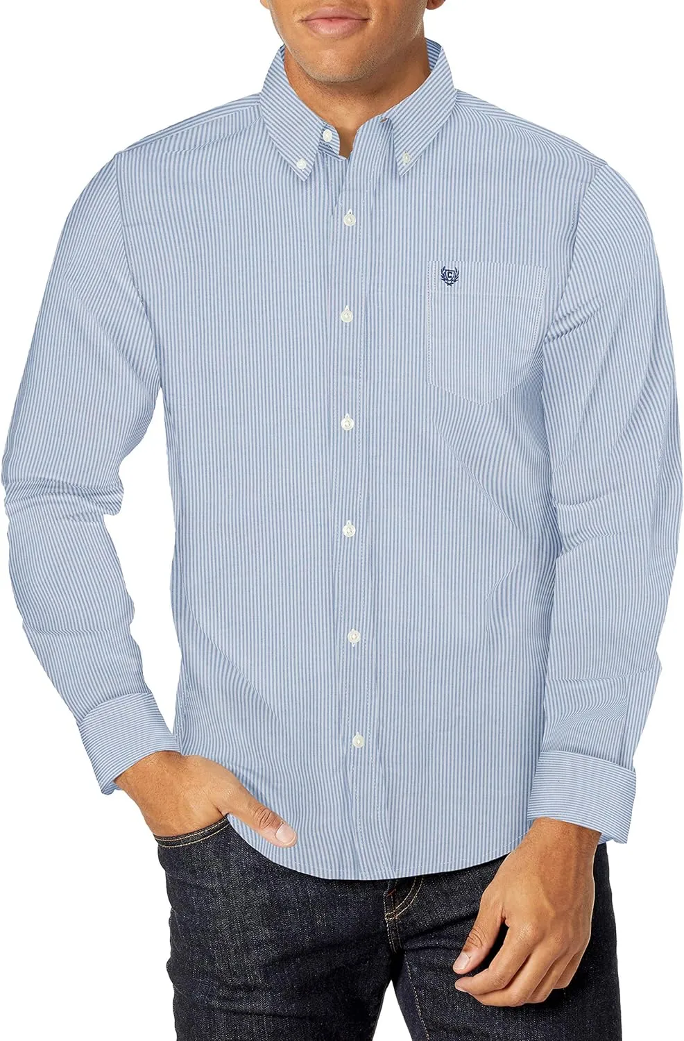 Chaps Men's Classic Fit Stretch Oxford Shirt