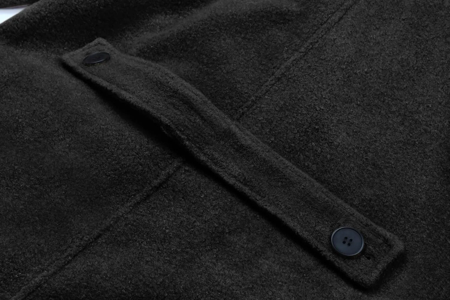 CHARTOU Women Oversized Long Winter Coats Warm Wool Blend Pea Trench Coat Overcoat