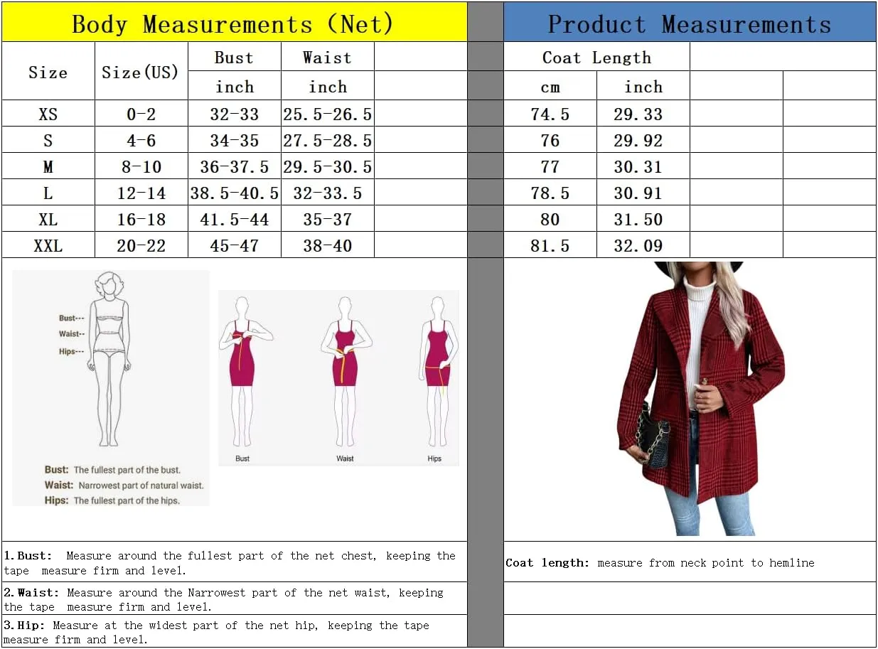 chouyatou Women's Vintage Plaid Blazer Wool Coat Elegant Shawl Collar Wool Blend Trench Pea Coat