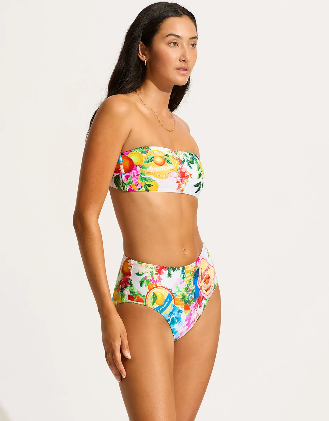 Ciao Bella Bandeau Bikini Top - White
