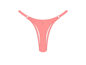 Coral Bow Tie Bottoms