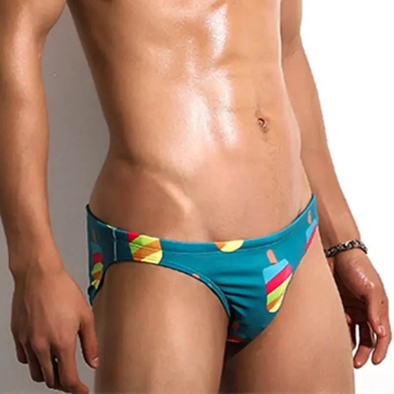 Creamy Boy Low Cut Swim Brief