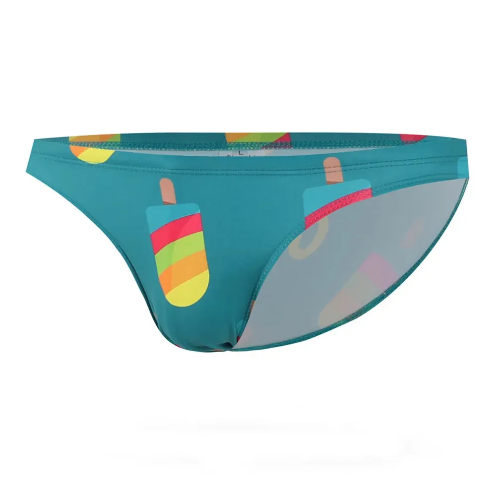 Creamy Boy Low Cut Swim Brief