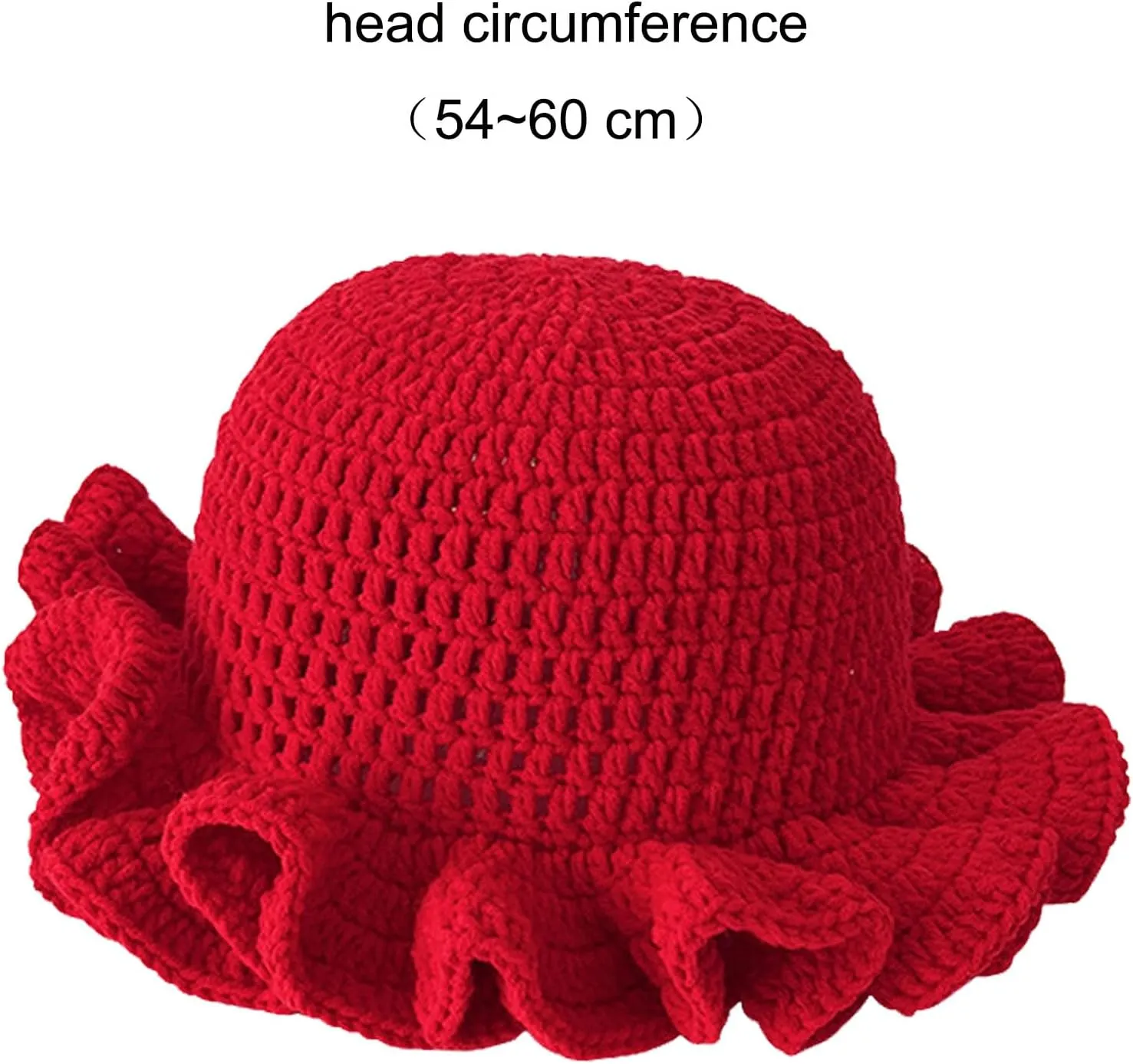Crochet Bucket Hat Women Trendy Knit Floppy Cap Cute Boho Handmade Beanies Outdoor Boho Travel Fishing Hat