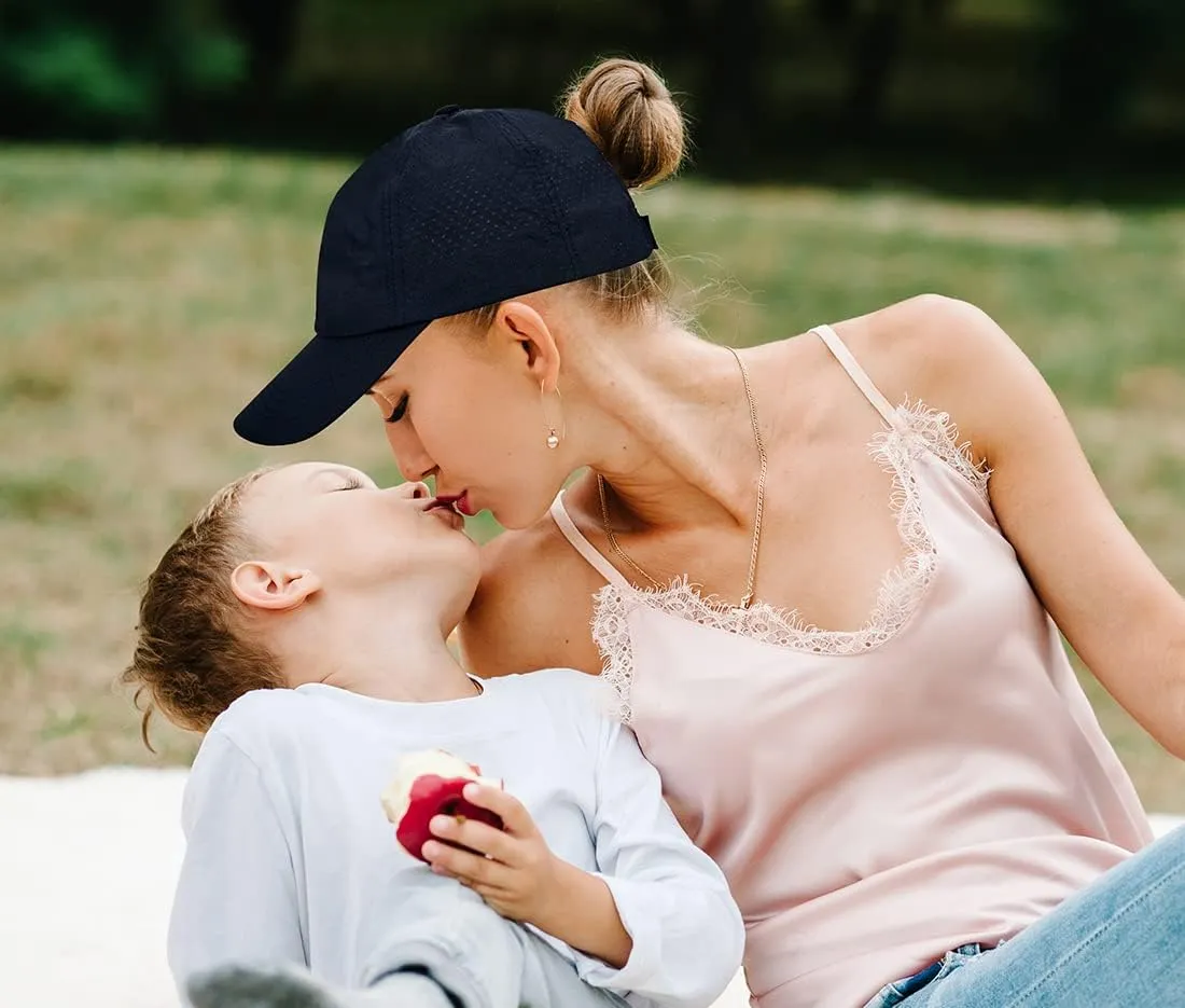 Cross Hat Womens Baseball Cap -Cross Ponytail Hat Baseball Cap