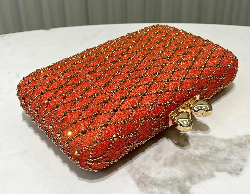 Crystal Evening Bags for Women Formal Party Box Clutch Wedding Rhinestone Handbags Bridal Clutch Purse Mini 2025