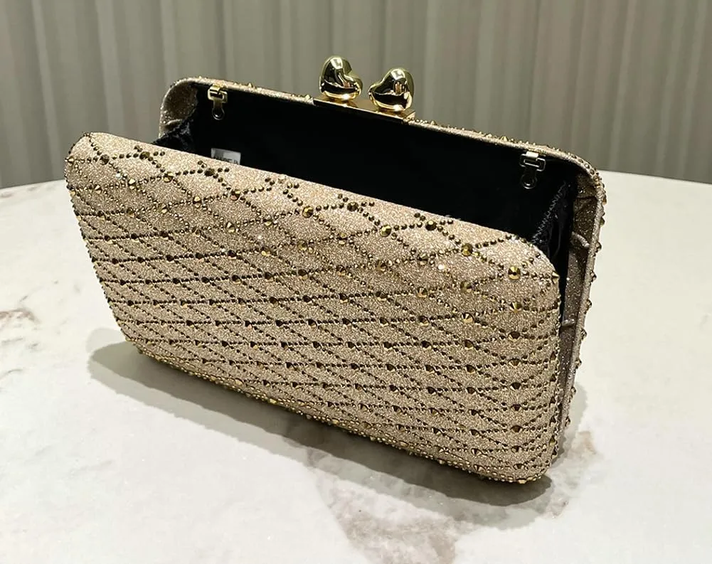 Crystal Evening Bags for Women Formal Party Box Clutch Wedding Rhinestone Handbags Bridal Clutch Purse Mini 2025