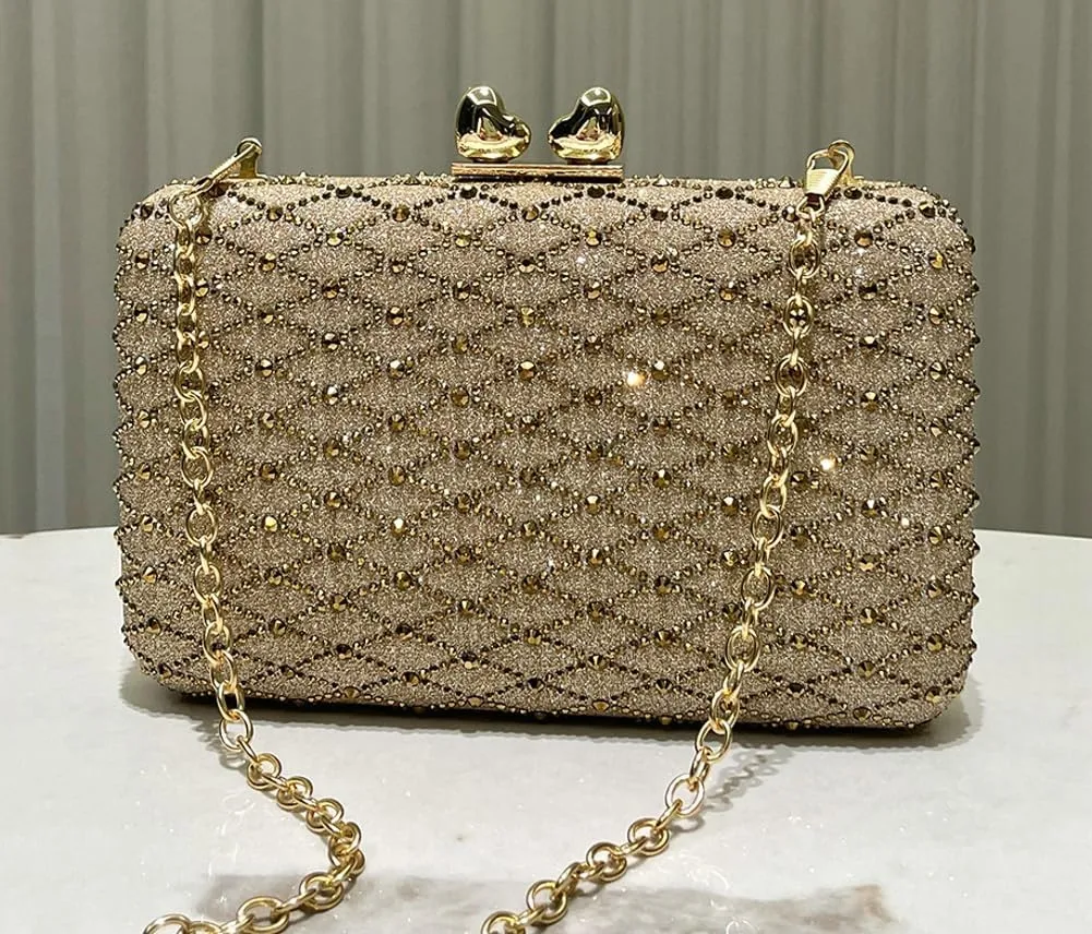 Crystal Evening Bags for Women Formal Party Box Clutch Wedding Rhinestone Handbags Bridal Clutch Purse Mini 2025