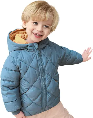 Curipeer Boys Girls Winter Jacket with Hooded Warm Snow Toddler Outer Clothing