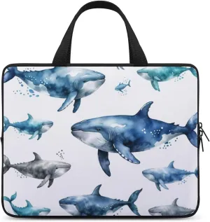 Cute Dog Pattern Laptop Bag Water-resistant Laptop Sleeve Handle Notebook Computer Case Briefcase