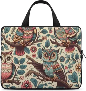 Cute Dog Pattern Laptop Bag Water-resistant Laptop Sleeve Handle Notebook Computer Case Briefcase