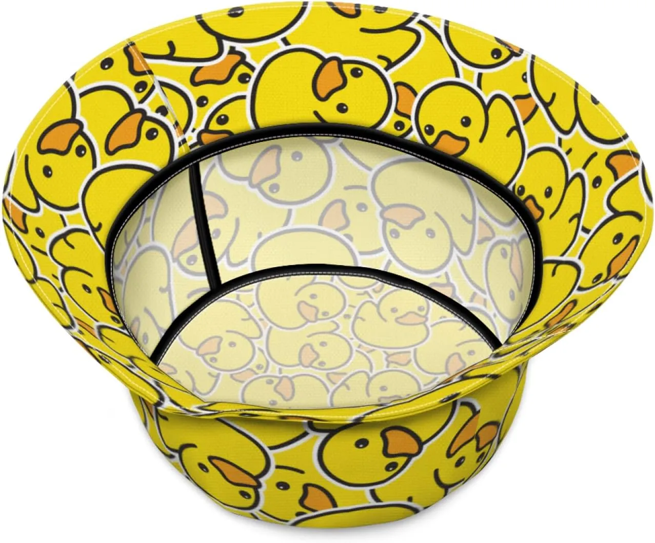 Cute Duck Bucket Hats Fashion Beach Sun Cap Packable Outdoor Fisherman Hat for Women and Men