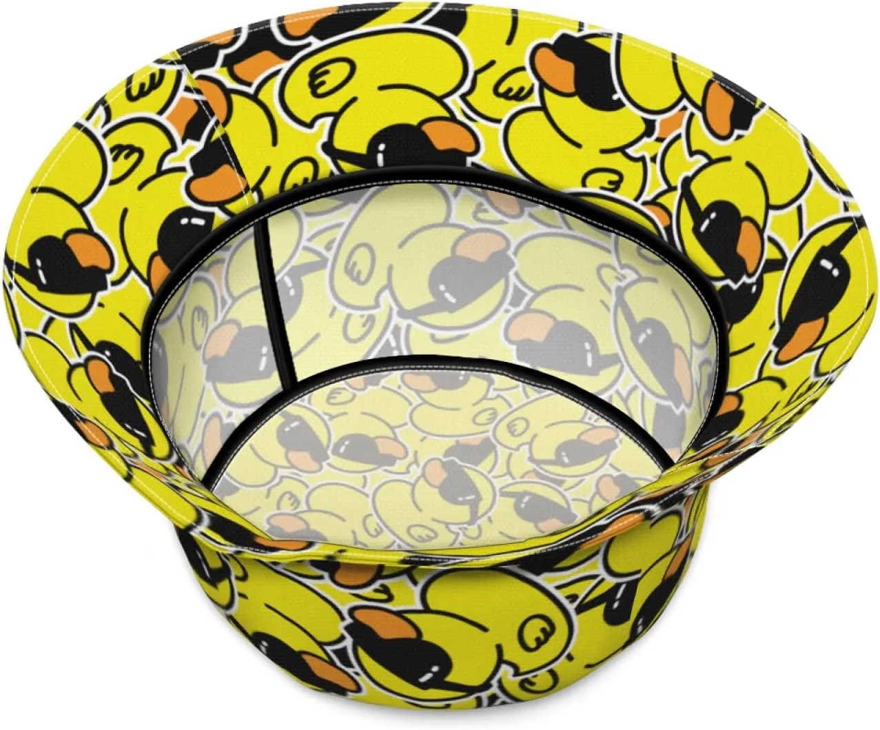 Cute Duck Bucket Hats Fashion Beach Sun Cap Packable Outdoor Fisherman Hat for Women and Men