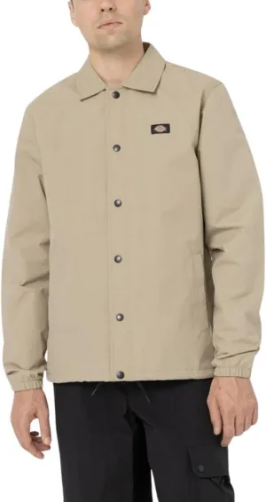 Dickies Oakport Coach Men's Transition Jacket, beige, L, beige, Large