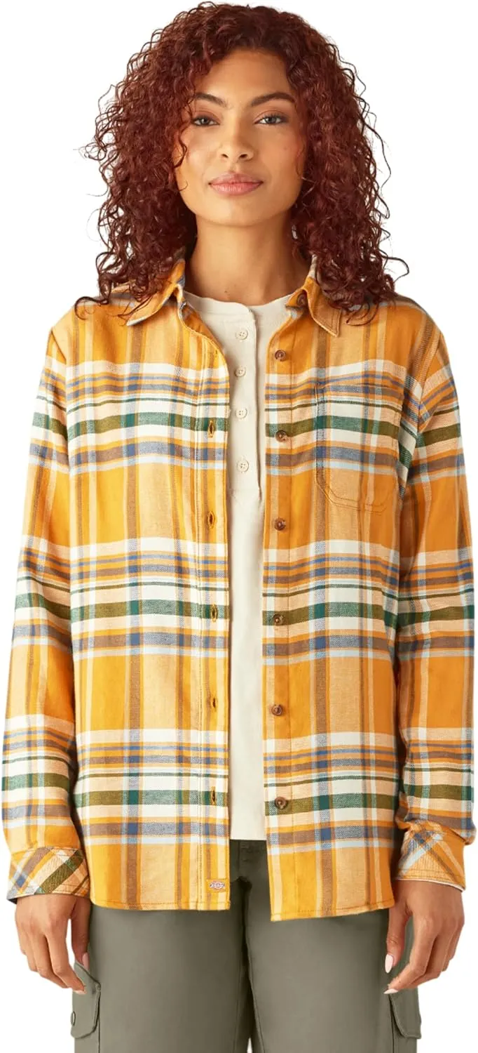 Dickies Womens L/S Plaid Shirt
