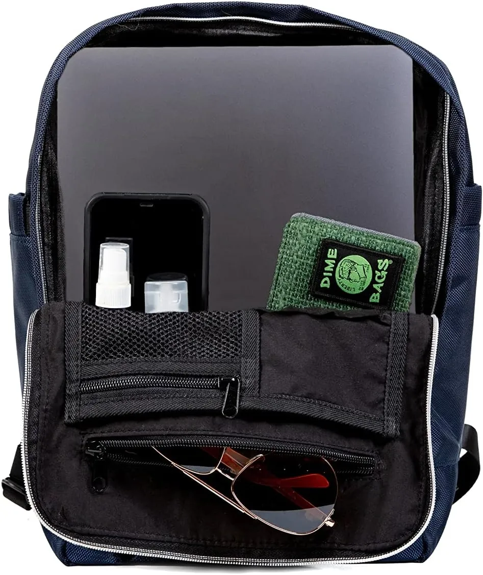 DIME BAGS Extra | Water-Resistant Daypack Backpack | Iconic Silhouette and Tons of Space (Cobalt)