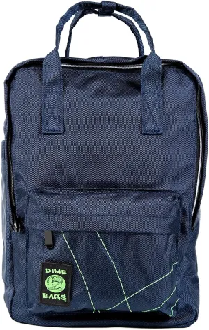 DIME BAGS Extra | Water-Resistant Daypack Backpack | Iconic Silhouette and Tons of Space (Cobalt)