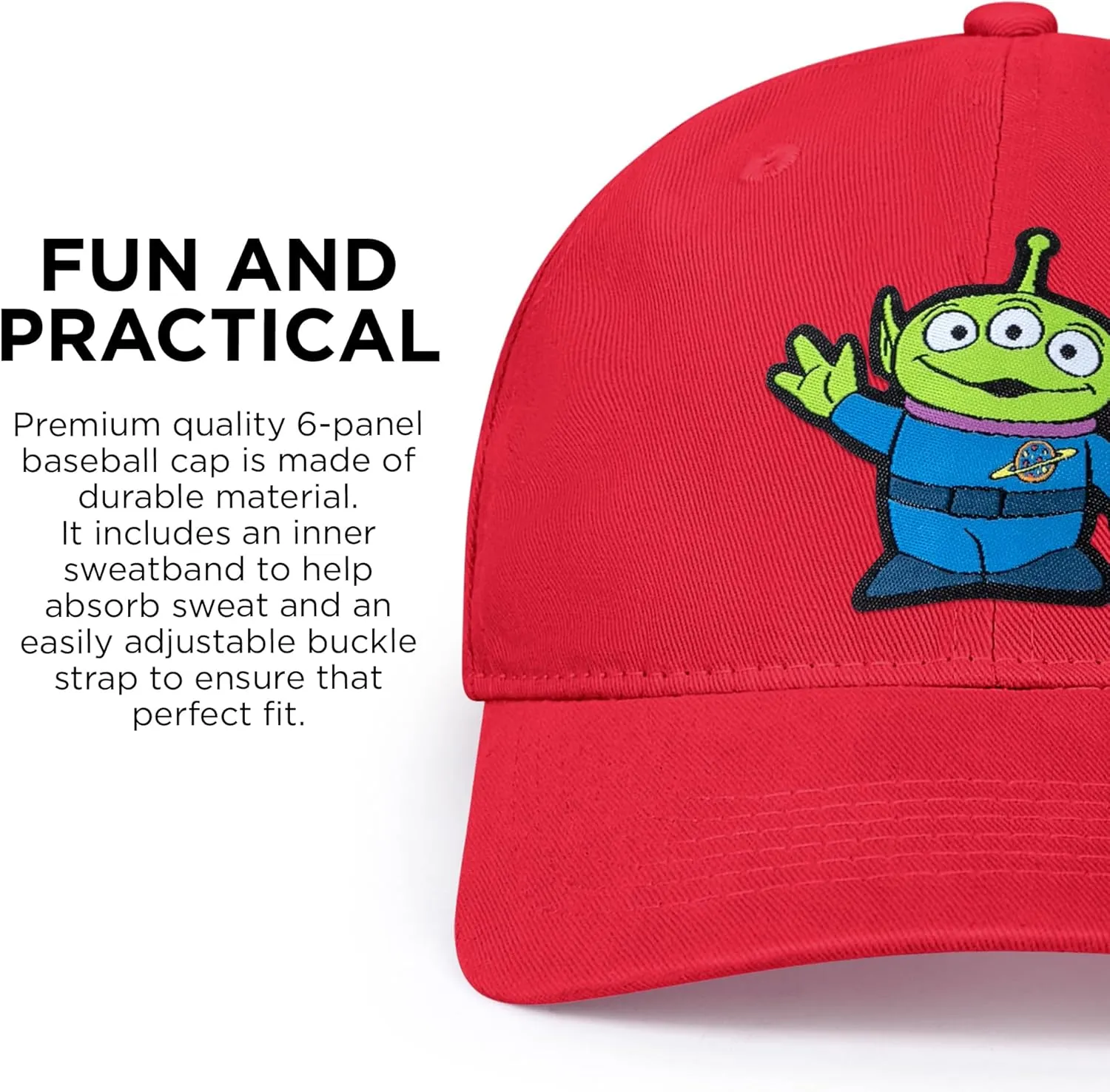 Disney Adult Baseball Cap, Toys Story, Alien Adjustable Dad Hat