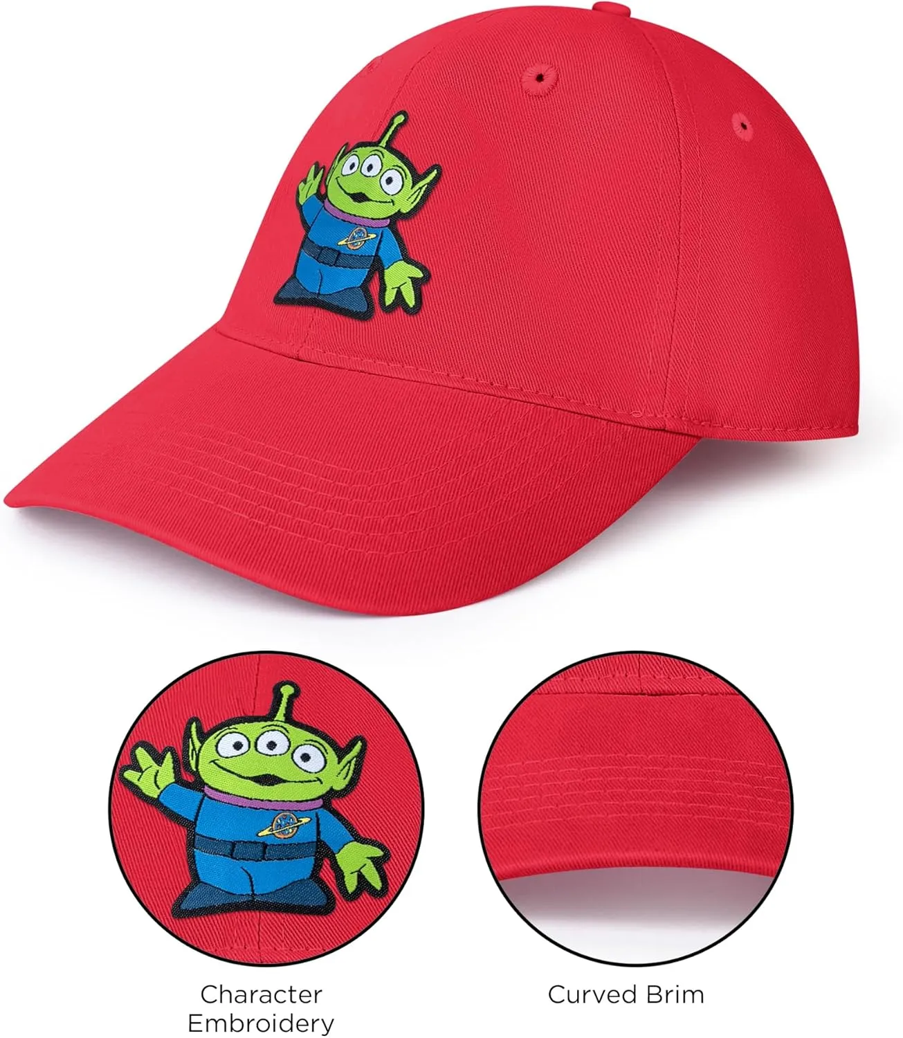Disney Adult Baseball Cap, Toys Story, Alien Adjustable Dad Hat