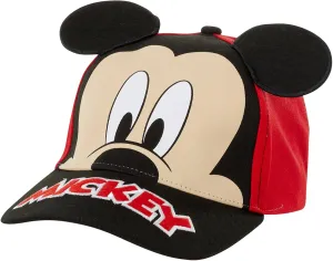 Disney Baseball Cap, Mickey Mouse Adjustable Toddler 2-4 Or Boy Hats for Kids Ages 4-7