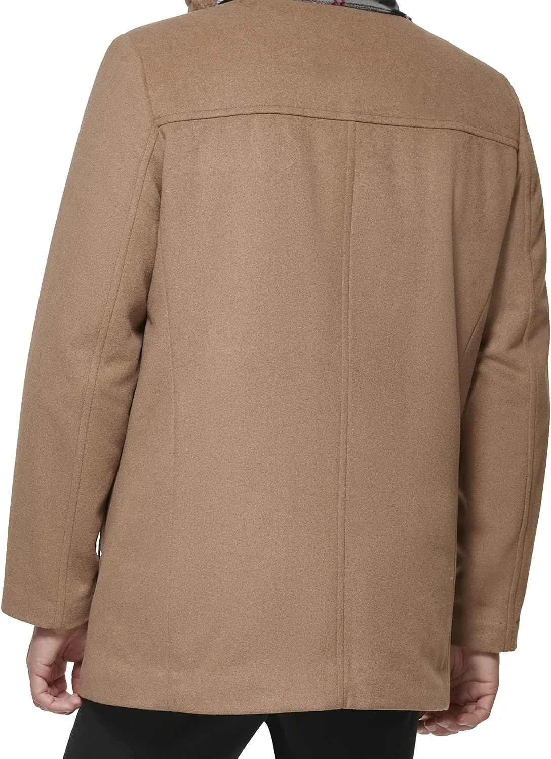 Dockers Men's Weston Wool Blend Coat with Scarf (Regular and Big & Tall)