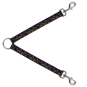 Dog Leash Splitter - Suits $$$ Black/Multi Color