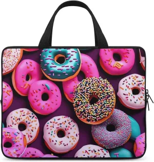 Donut Laptop Bag Durable Laptop Sleeve Water-Resistant Notebook Bag for Computer Or Tablet