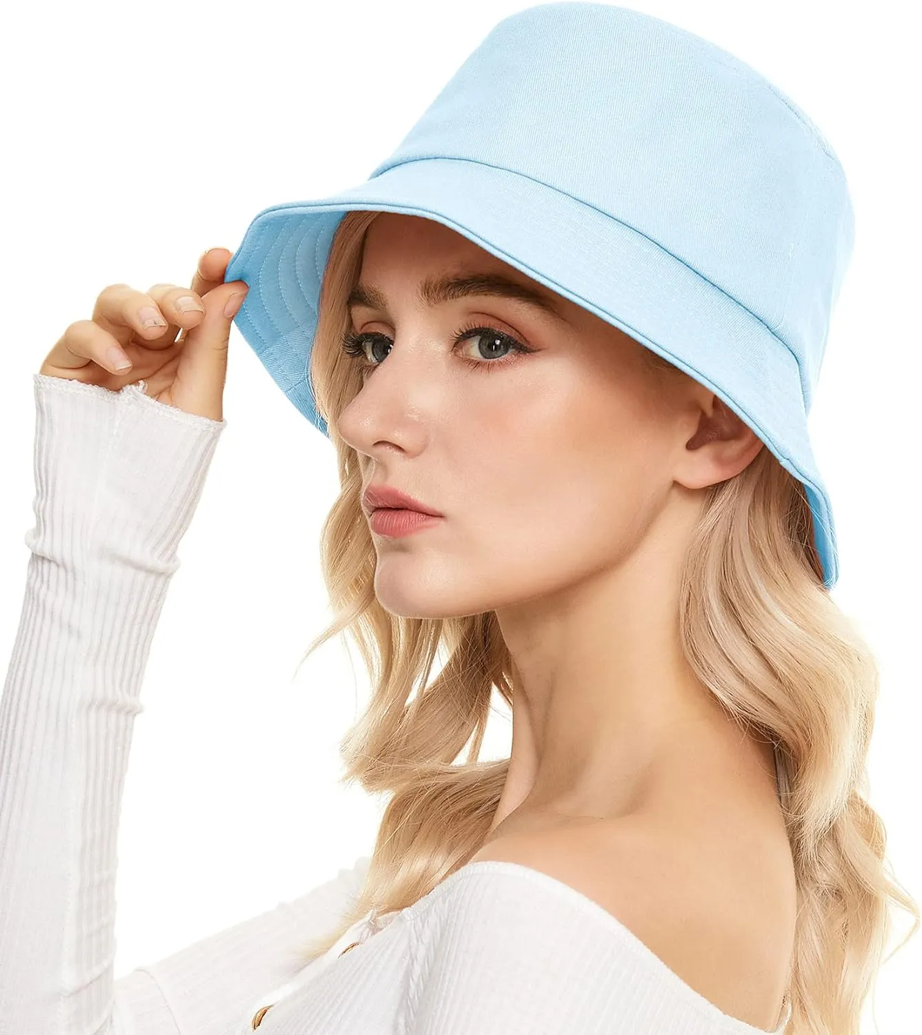 Durio Bucket Hat for Women Teens Travel Summer Womens Bucket Hats Packable Beach Sun Hat