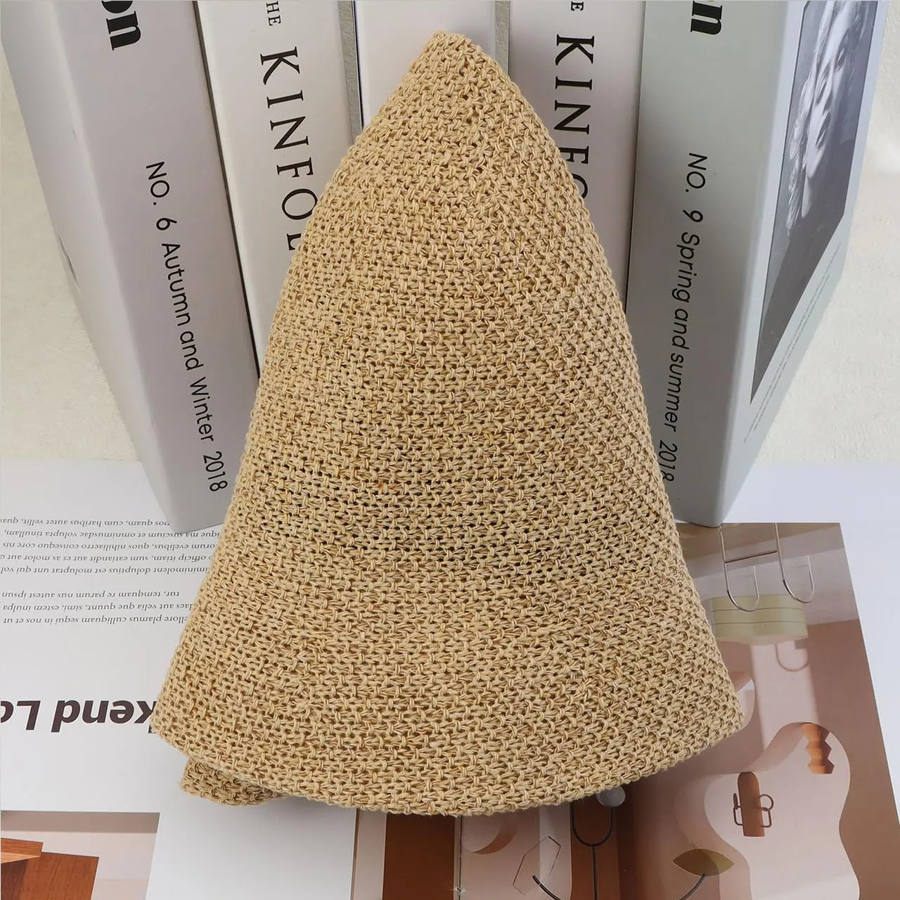 Eigso Mesh Woven Bucket Hat for Women Men Womens Fashion Outdoor Fisherman Cap for Woman Man