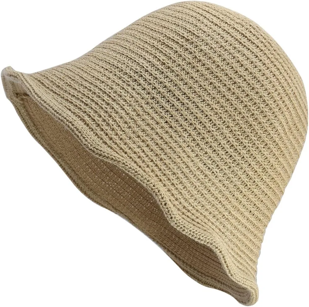 Eigso Mesh Woven Bucket Hat for Women Men Womens Fashion Outdoor Fisherman Cap for Woman Man