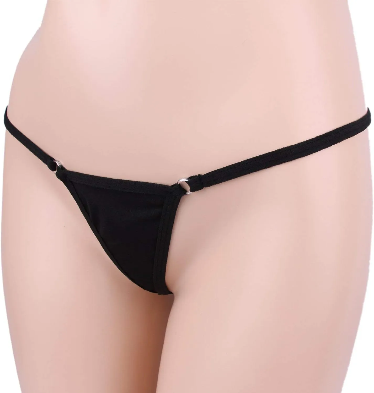 EVAbaby Women Micro G-String Bikini 2 Piece Swimsuit Sheer Extreme Mini Thong Set Bathing Suit Swimwear