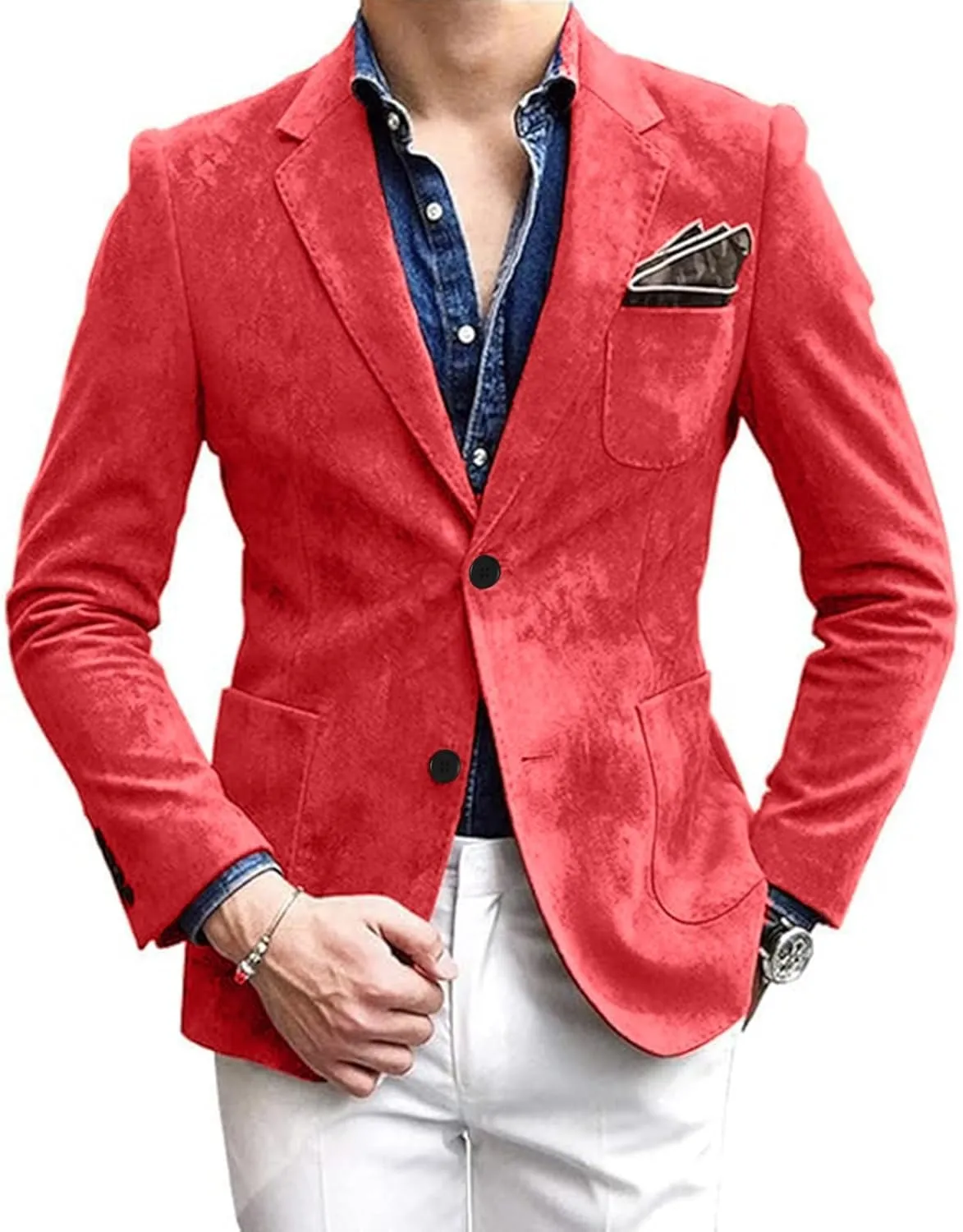 Fall Winter Blazer Jacket for Mens Formal Business Slim Fit Casual Suit Jacket Sport Breasted Prom Gown Suit Jacket